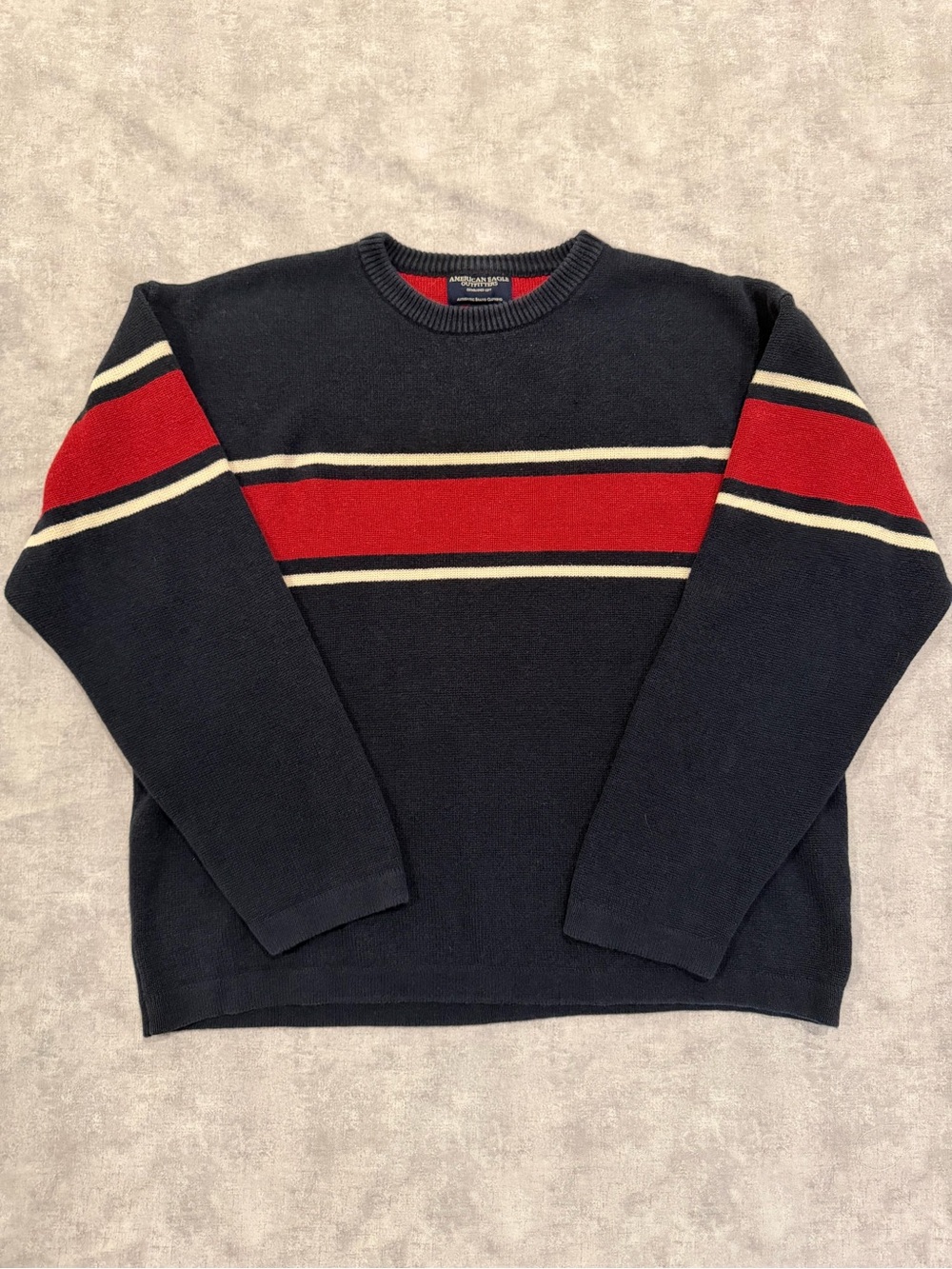 Vintage American Eagle Outfitters Navy Crewneck Sweater